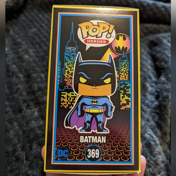 Batman The Animated Series 369 Blacklight Funko Pop Heroes Vinyl Figure - Picture 4 of 16
